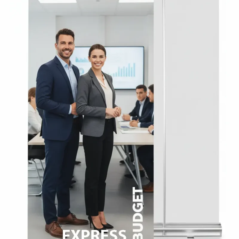 Order your Express Budget Roller banner | Rollupexpress.be in Brussels