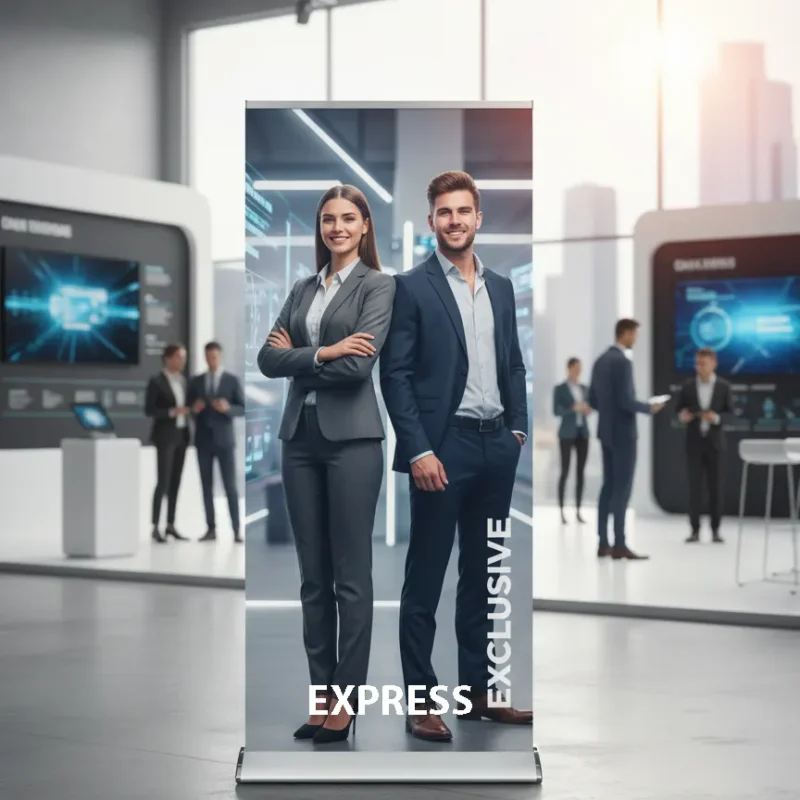 Express Excluisve roller banner
