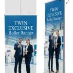 Exclusive TWIN Roller Banner | Fast Printing with Rollupexpress.be Brussels