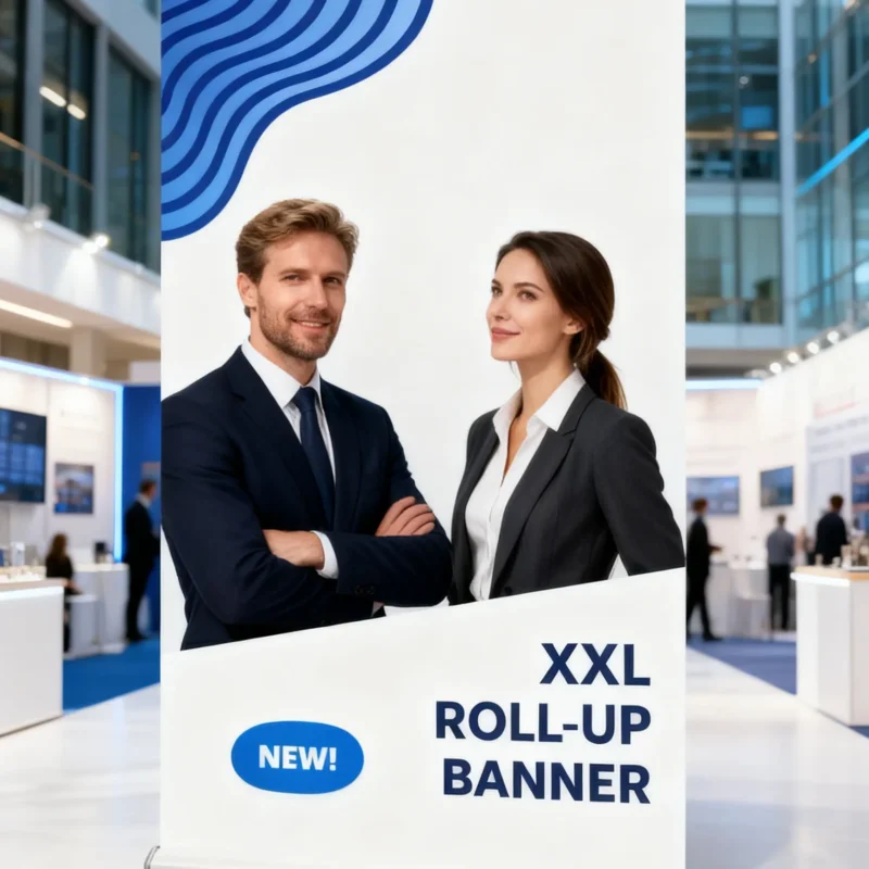 XXL Budget Roller Banner | Fast printing with Rollupexpress.be in Brussels